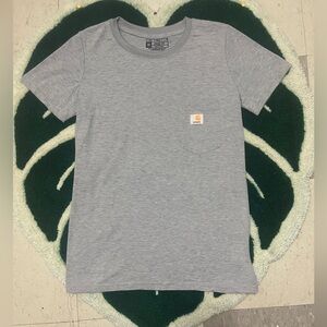 Carhartt Gray Short Sleeve Tee with Pocket